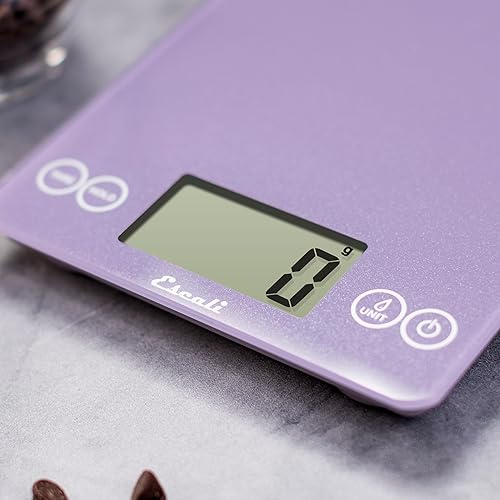 Miniatura 3 de Escali Arti Classic - Báscula digital de café espresso y báscula de alimentos para encimera, capacidad de 15 libras, color violeta