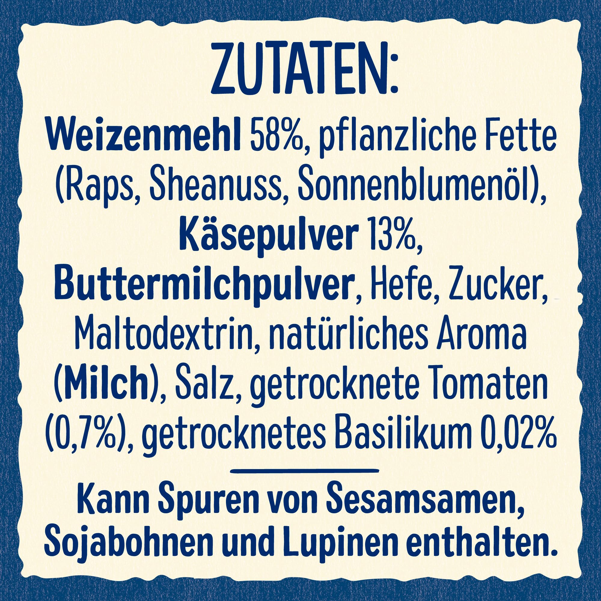 Wasa Chleb chrupki Sandwich Tomato & Basil 40 g przekąska z mąki pszennej z nadzieniem z sera, suszonych pomidorów i bazylii