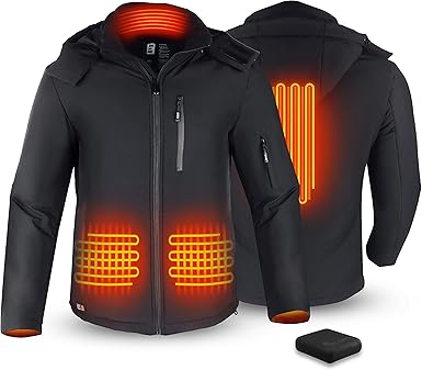 heated coats amazon