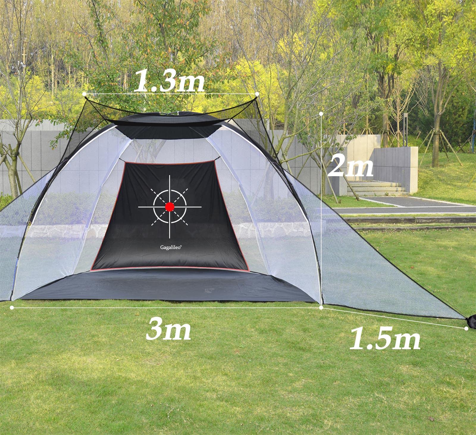 【即日発送】Gagalileo 3x2x1.8m ゴルフネット 自宅練習 設置簡 Amazon | Gagalileo ゴルフネット 練習用 自宅練習 設置簡単