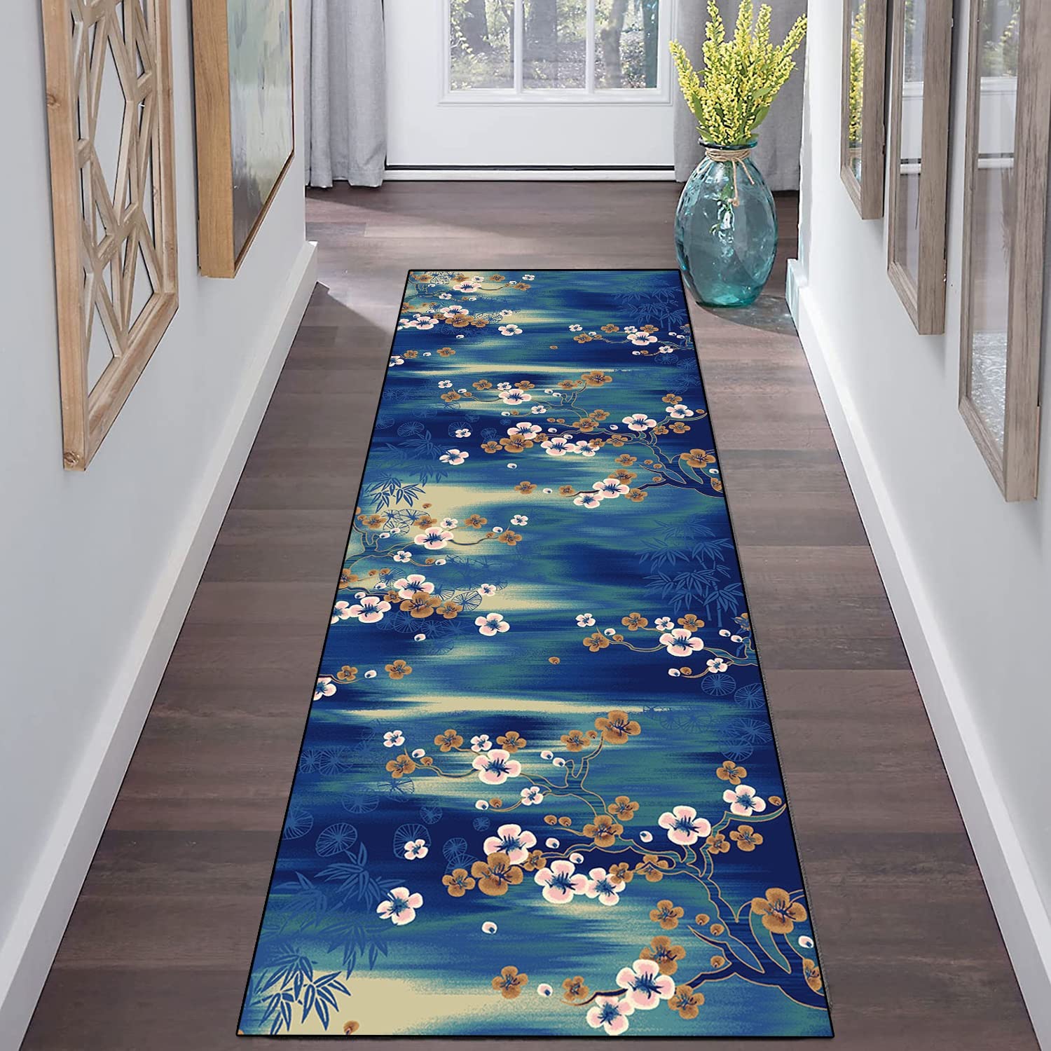 Tappeto Passatoia Moderno - Motivo Geometrico | Antiscivolo, Morbido E Facile Da Pulire - Foto 7