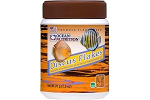 Ocean Nutrition Discus Fish Food - Discus Flakes 2.5 oz