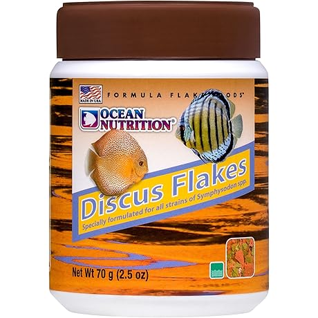 Ocean Nutrition Discus Fish Food - Discus Flakes 2.5 oz