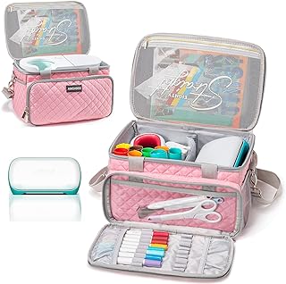 Carrying Bag For Cricut Joy Machine, Cricut Easy Press Mini, Heat Press, Cricut Mug Press, Cricut Joy Case With Pockets for Cricut Accessories, Cricut Joy Accessories
