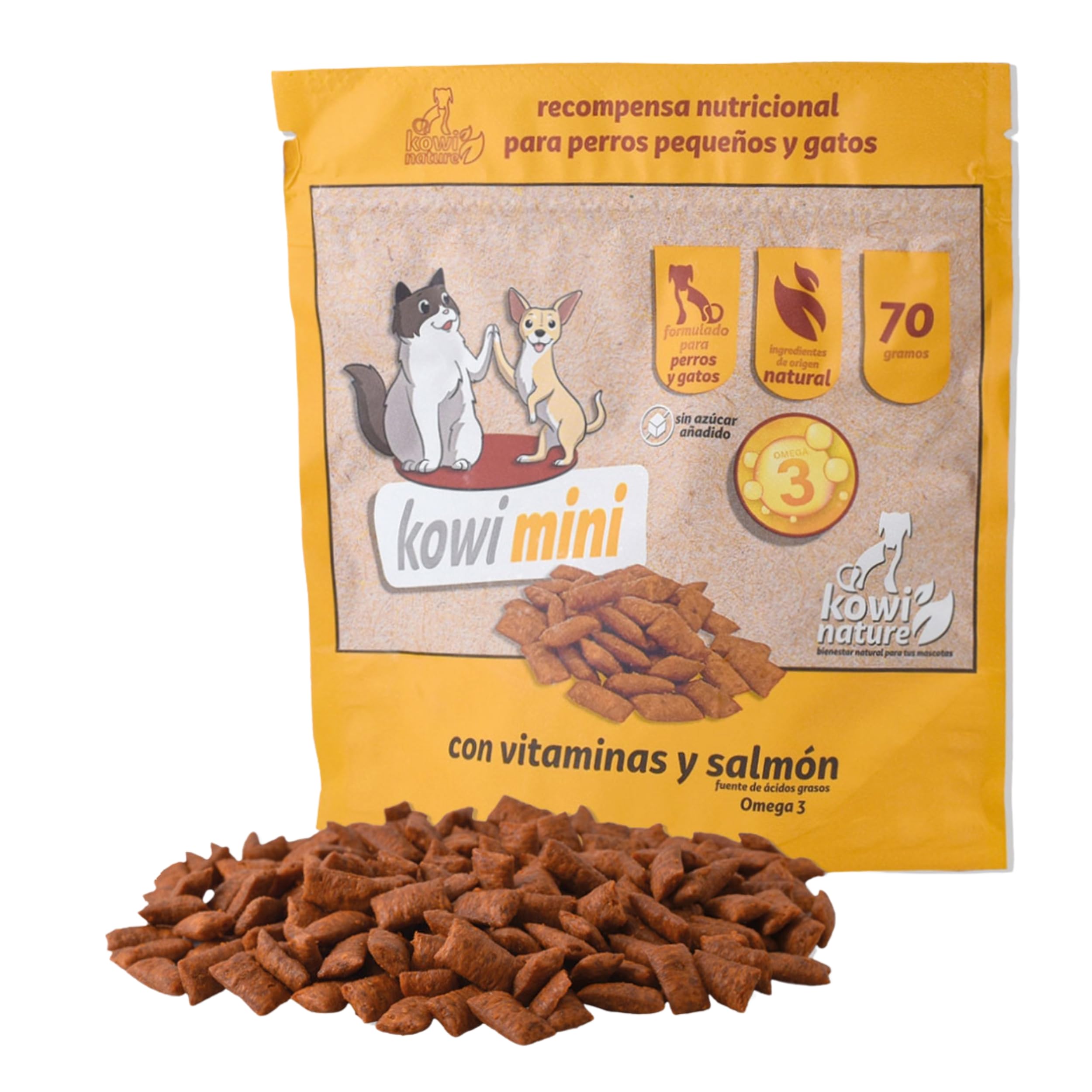 Kowi Mini Snack para Perros pequeños y Gatos. Golosinas para Perr...