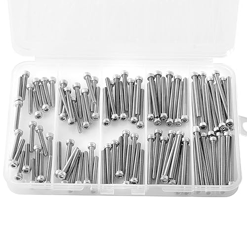 Miniatura 6 de Tornillos de cabeza hexagonal M3 x 20 mm, 25 mm, 30 mm, 35 mm, 40 mm, tornillos de acero inoxidable 304, totalmente roscados, acabado brillante,