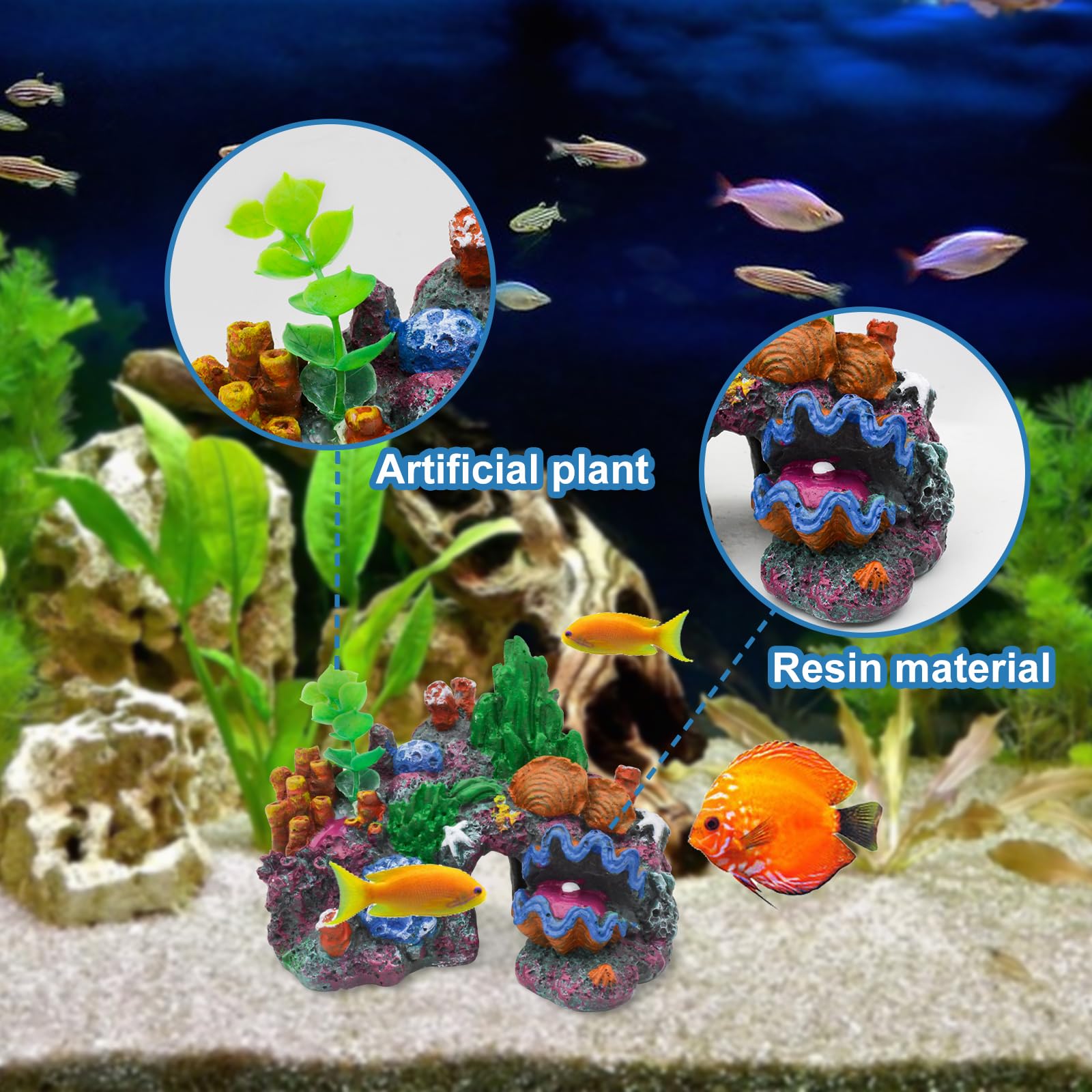MultiValue Fish Tank Cave Decorations - Image 3