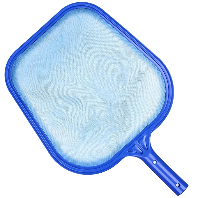 专业泳池捞网 - 轻便细网工具，快速清理细小 debris 和落叶