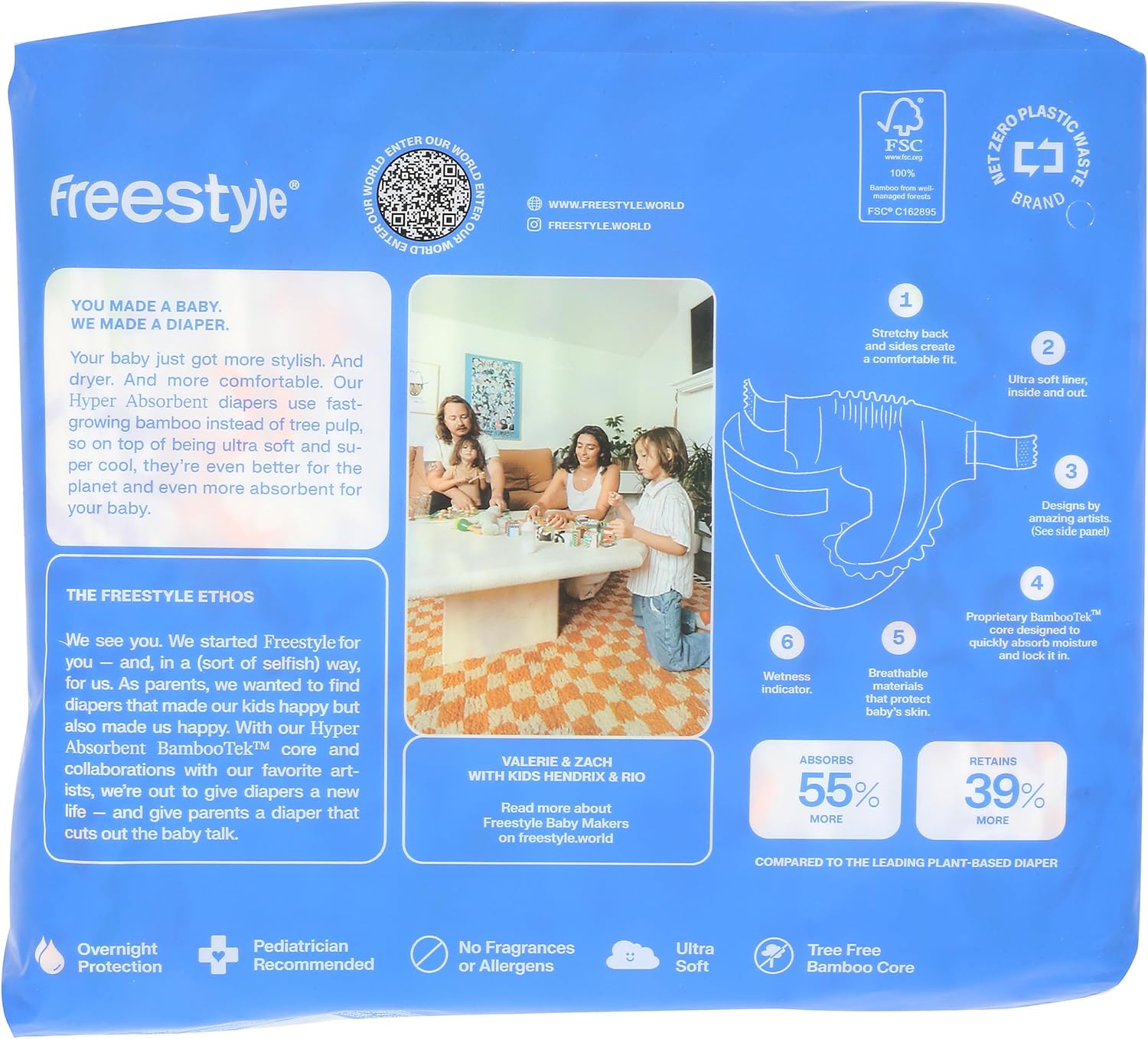 Freestyle Diapers Size 5 Freestyle Diaper, 22 CT