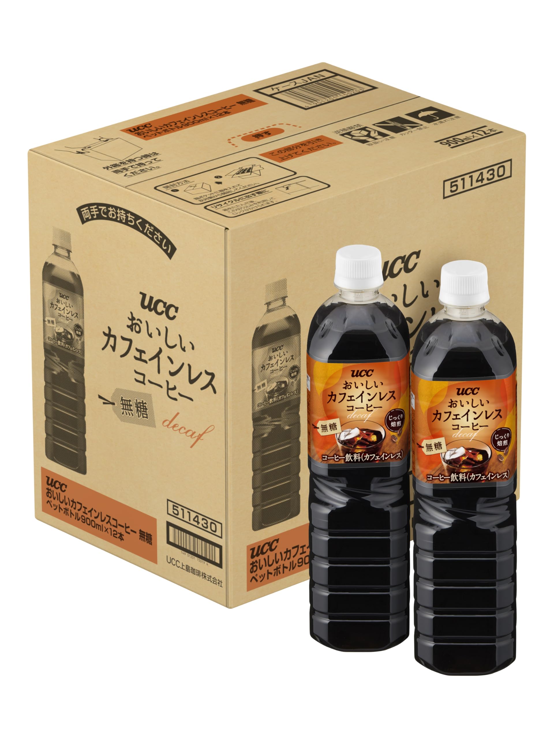 Amazon.co.jp: お・い・し・いカフェインレス 無糖 ボトルコーヒー