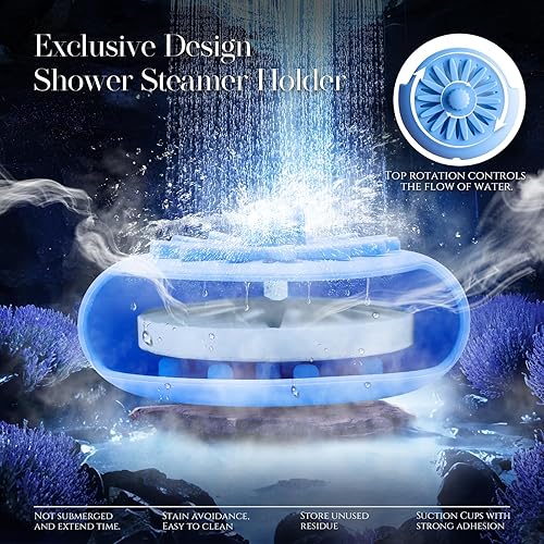 Miniatura 4 de Vaporizadores de ducha de aromaterapia con bandeja de vapor de ducha, 20 piezas de vaporizadores de ducha orgánicos, regalos relajantes para