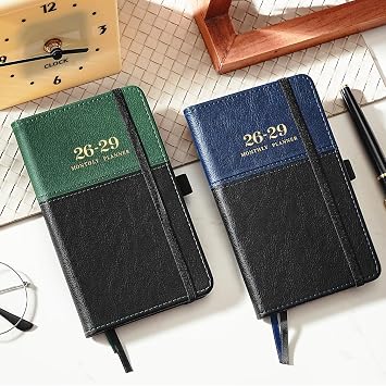 Pocket Calendar 2026-2029, 3 Year Monthly, 6.4 x 3.8, Jul 2026-Jun 2029