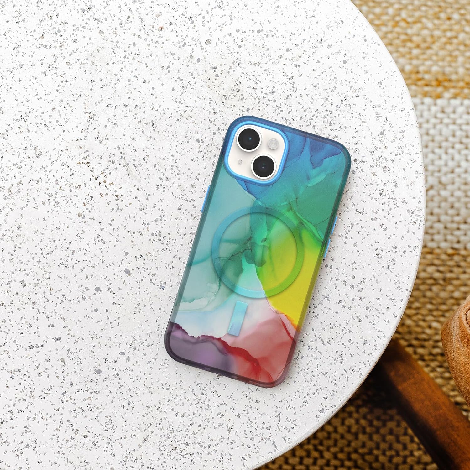 OtterBox - iPhone 16e Case & iPhone 17e Case, Figura Series Phone Case with MagSafe, Ultra-Slim Artistic Protective Phone Case with Soft-Touch Material for Comfort (Birdwing)