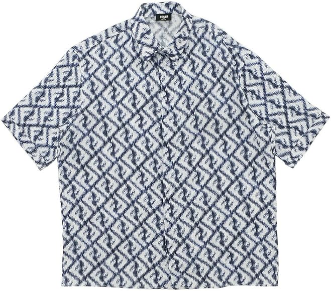 Amazon.co.jp: [フェンディ] シャツ ブルー メンズ FS0795 AN0K F0V6W 