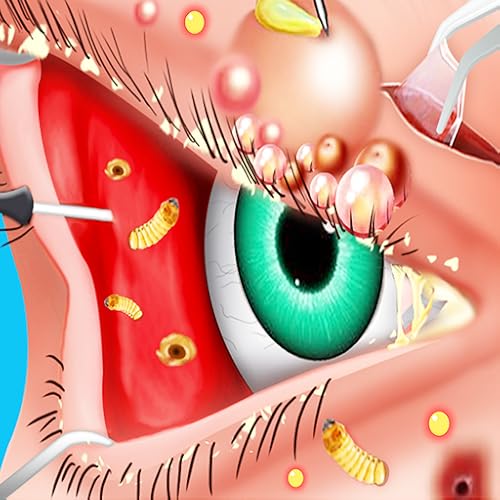 ASMR Doctor Eye Makeup Parlor Eyes Hospital Makeover Salon Girls Clinic Game: Surgery Simulator Beau