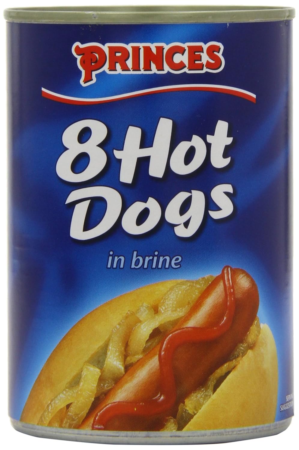 Princes 8 Hot Dogs in Brine 400 g (Pack of 12) Grocery