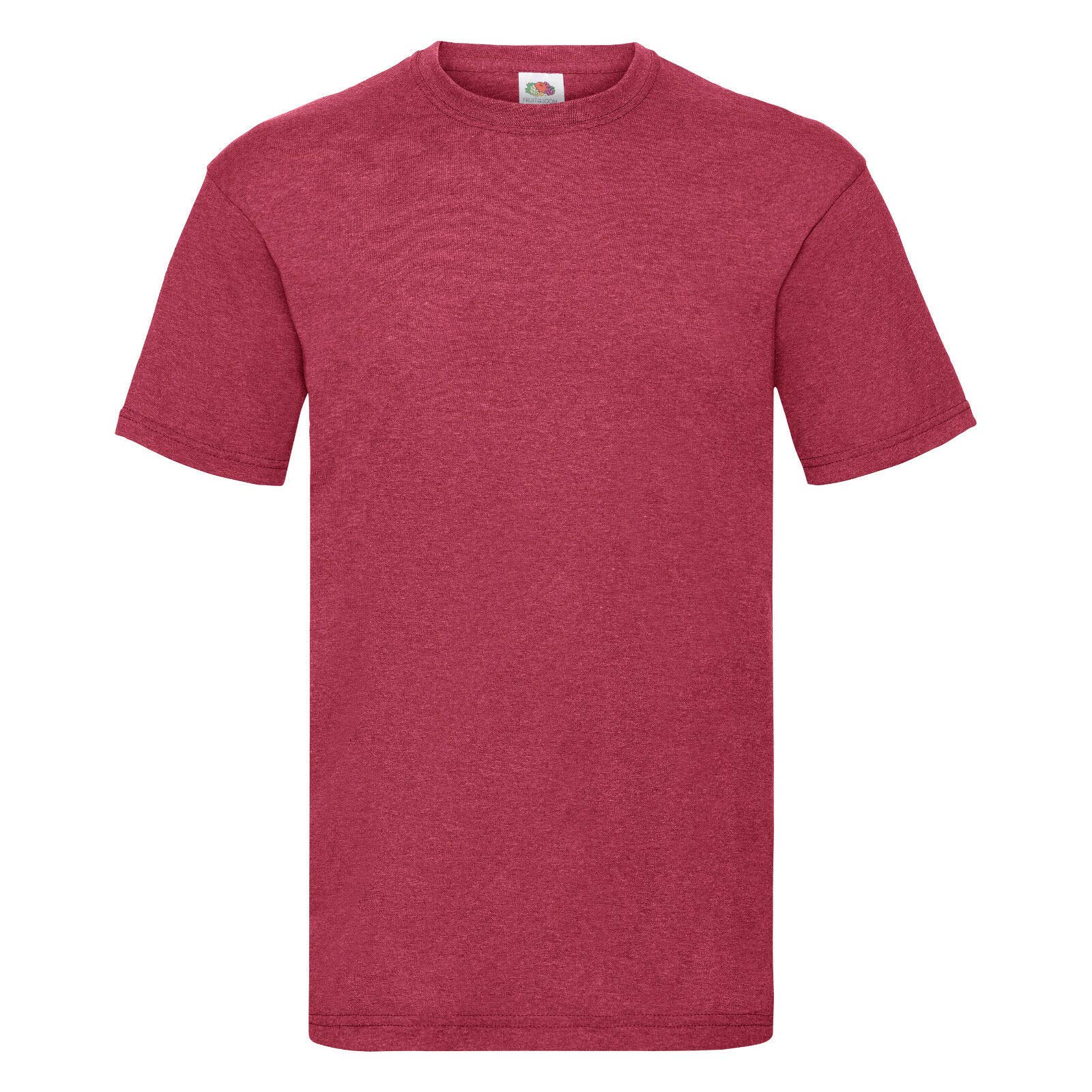 Fruit Of The Loom Men's Vintage Heather Red T-Shirt, Xxl