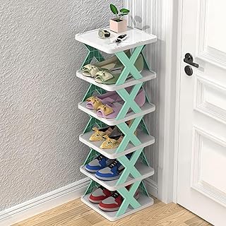 STELITE STELITE Premium Shoe Rack, Stackable Storage Organizer for Bedroom entryway, Adjustable Rack, Slots Shelf,Tower Rack Shoes Home Portable Slippers Shelf Organiser (5 Layer)