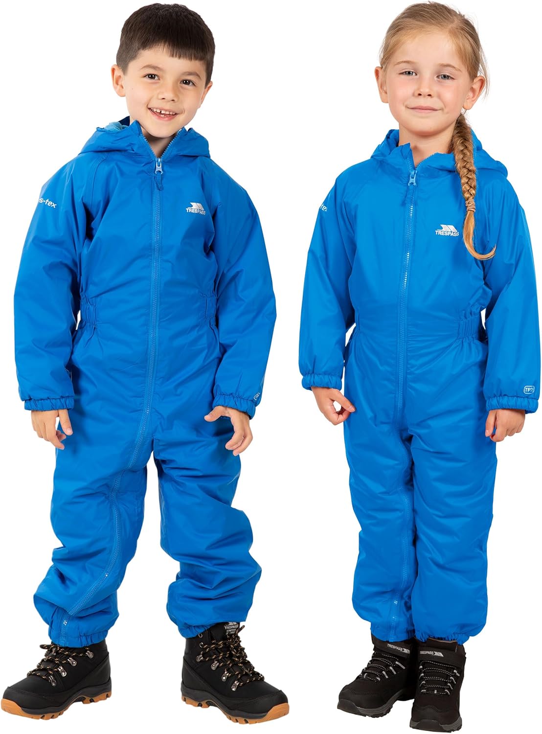 Dripdrop Boys Girls Waterproof Breathable Padded All in One Rain Suit