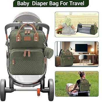 Amazon.com: JOLLITO Diaper Bag Backpack with Changing