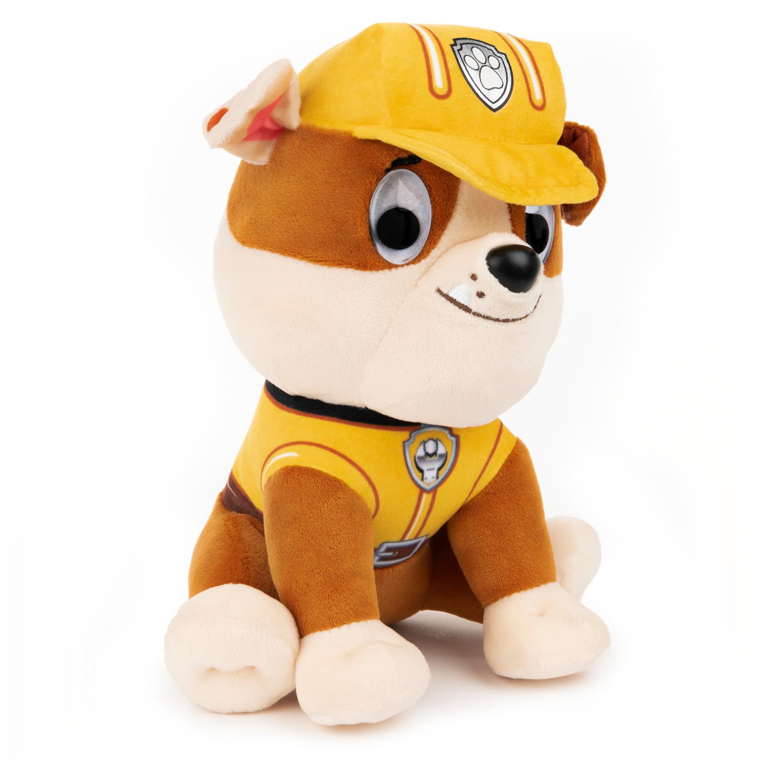 Patrulla Canina - Peluche Rubble 23 CM GUND - Peluche Patrulla Canina Rubble de 23 cm - 6058447 - Juguetes bebés 1 año +
