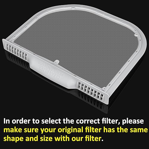 Miniatura 4 de 5231EL1001C - Filtro de pelusa de repuesto para secadoras LG y Kenmore, trampa de pantalla de pelusa para secadora ultra duradera, compatible con