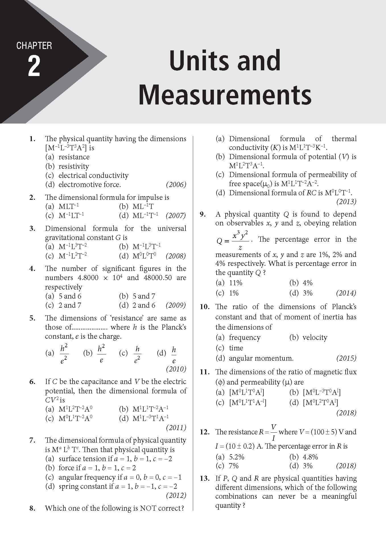 MTG 18 Years Karnataka CET Chapterwise Solutions Physics, Chemistry & Mathematics - KCET Previous Year Solved Papers, KCET Engineering Entrance Exam Books 2024 3