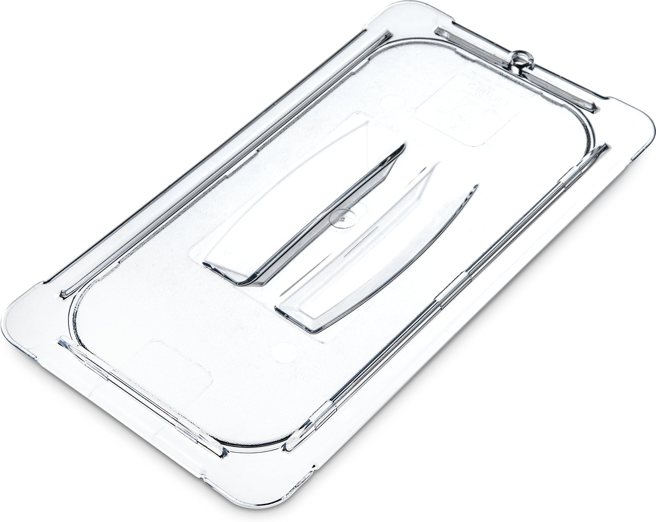 Carlisle10270U07 StorPlus Third Size Polycarbonate Universal Handled Food Pan Lid, Clear