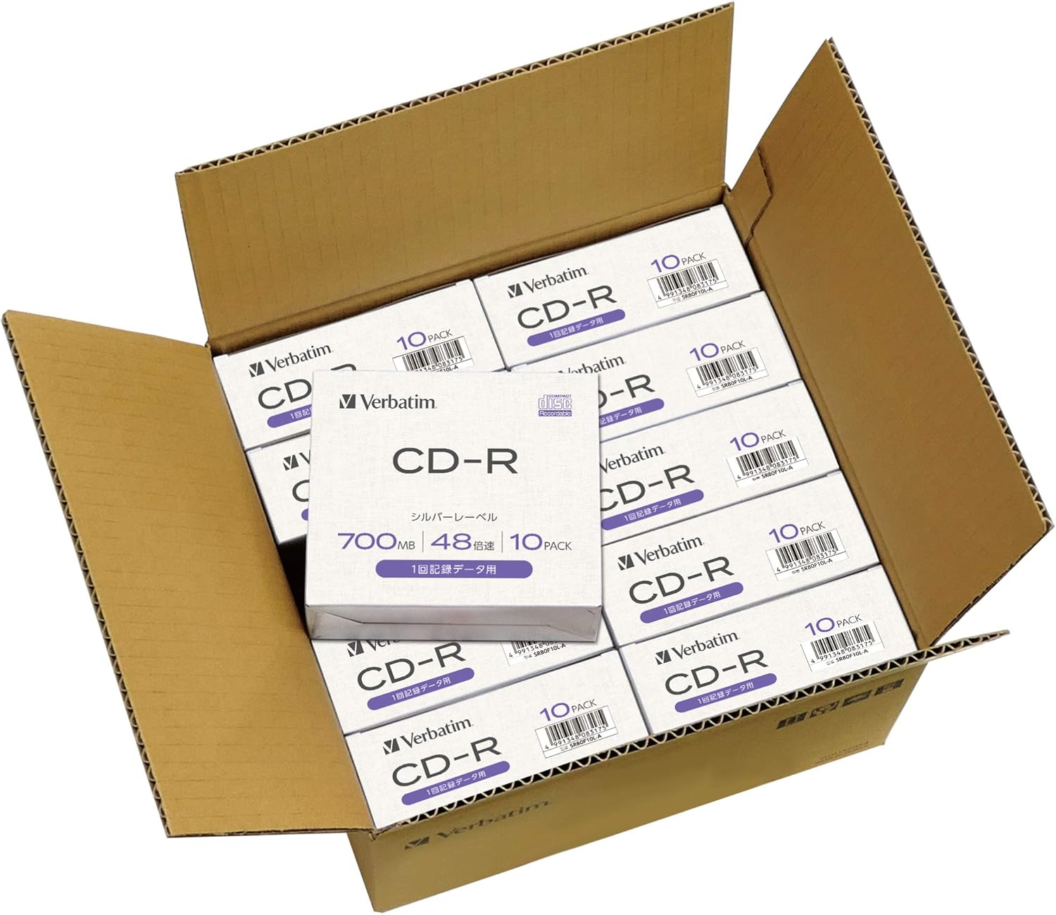 Tanosee バーベイタム データ用cd R 700mb 48倍速 スリムケース Sr80fc10t2 1セット 100枚 10枚 10パック 人気沸騰ブラドン