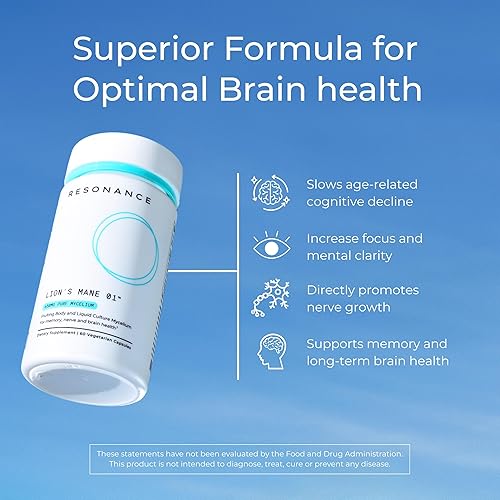 Miniatura 2 de Lion's Mane 01 - Suplemento orgánico de extracto de hongo de melena de león de primera calidad  Cuerpo fructífero y micelio puro  Memoria, cerebro,