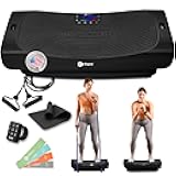 Vibration Plate Machines – Full Body Workout, Recovery & Lymphatic Drainage with 4D Motion, Silent Operation, Joint Support, & Triple Motor Technology for Circulation, Fat Burn & Toning