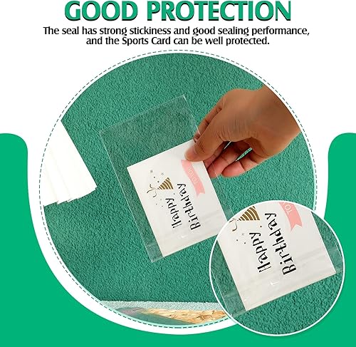 Miniatura 5 de Fundas resellables para tarjetas graduadas, bolsas para tarjetas de béisbol, bolsas de tarjetas deportivas, protección de plástico coleccionables