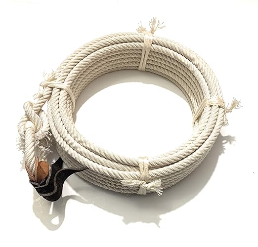 Kids Western Cowboy Lasso Rope Lariat, 25 ft Ranch Cotton Rope SOGA Reata