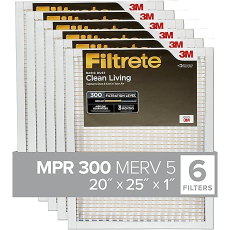 Filtrete 20x25x1 Air Filter - Makes Homes Healthier