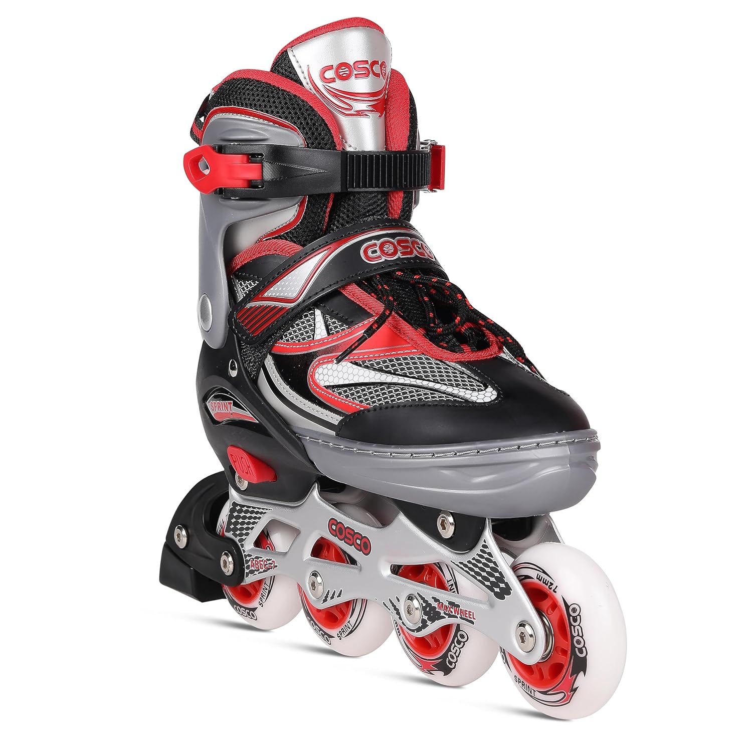 Cosco Sprint Roller Inline Skate (Red) Medium for Unisex Amazon.in