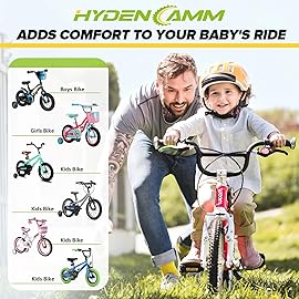 Hydencamm 2 Pack 18 Inch Bike Tube Fit 1.75/1.95/2.125 with 32mm Schrader Valve, 18x1.95 Bicycle Tube with 2PCS Levers, 18x2.125 Bike Tube Compatible with Kids/Road Bikes (2 of One Size)