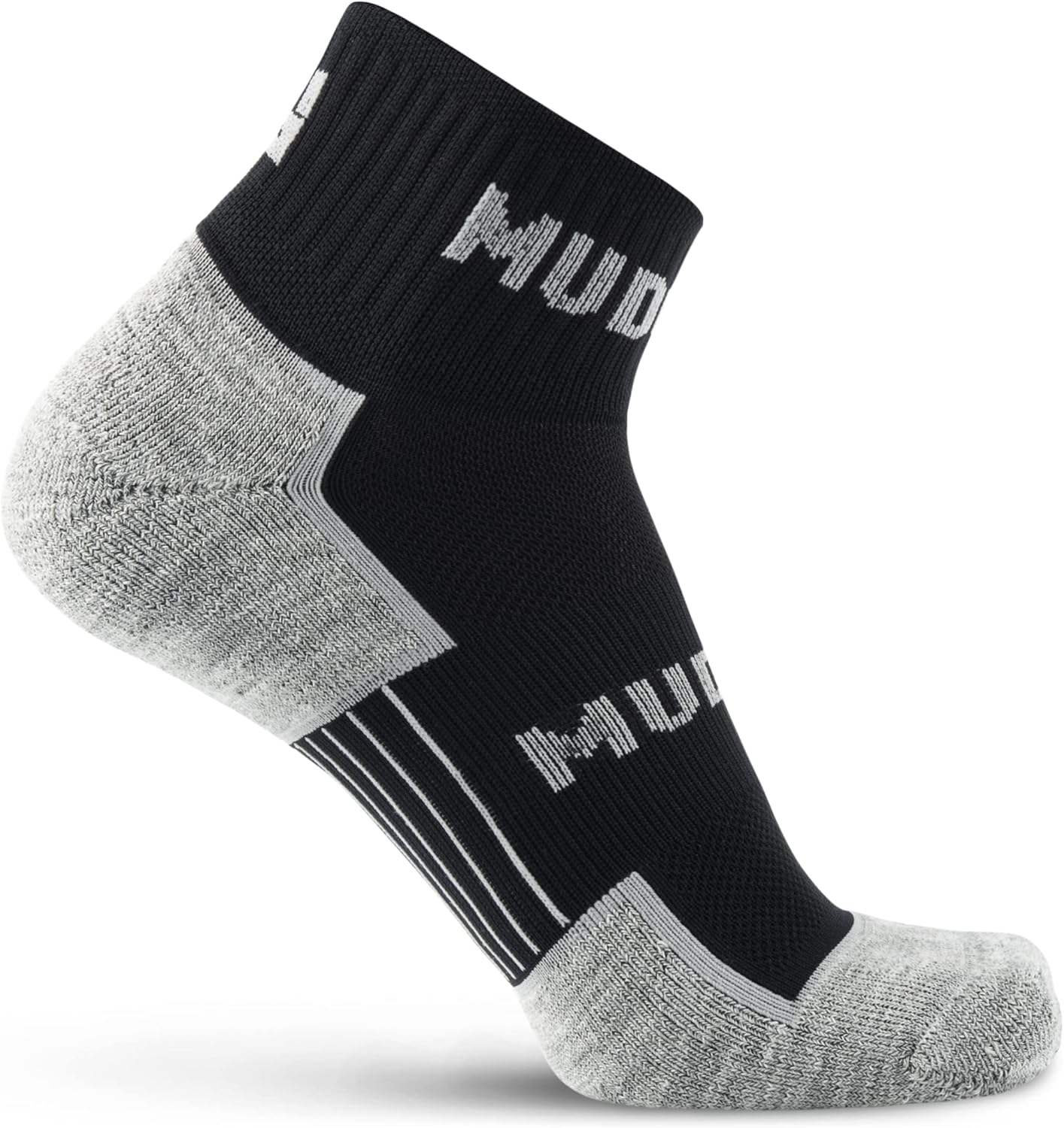 Crew Length Trail Running Socks, Quick-Drying Mid-Calf Socks with Arch Support, Sweat-Resistant, Breathable Athletic Socks