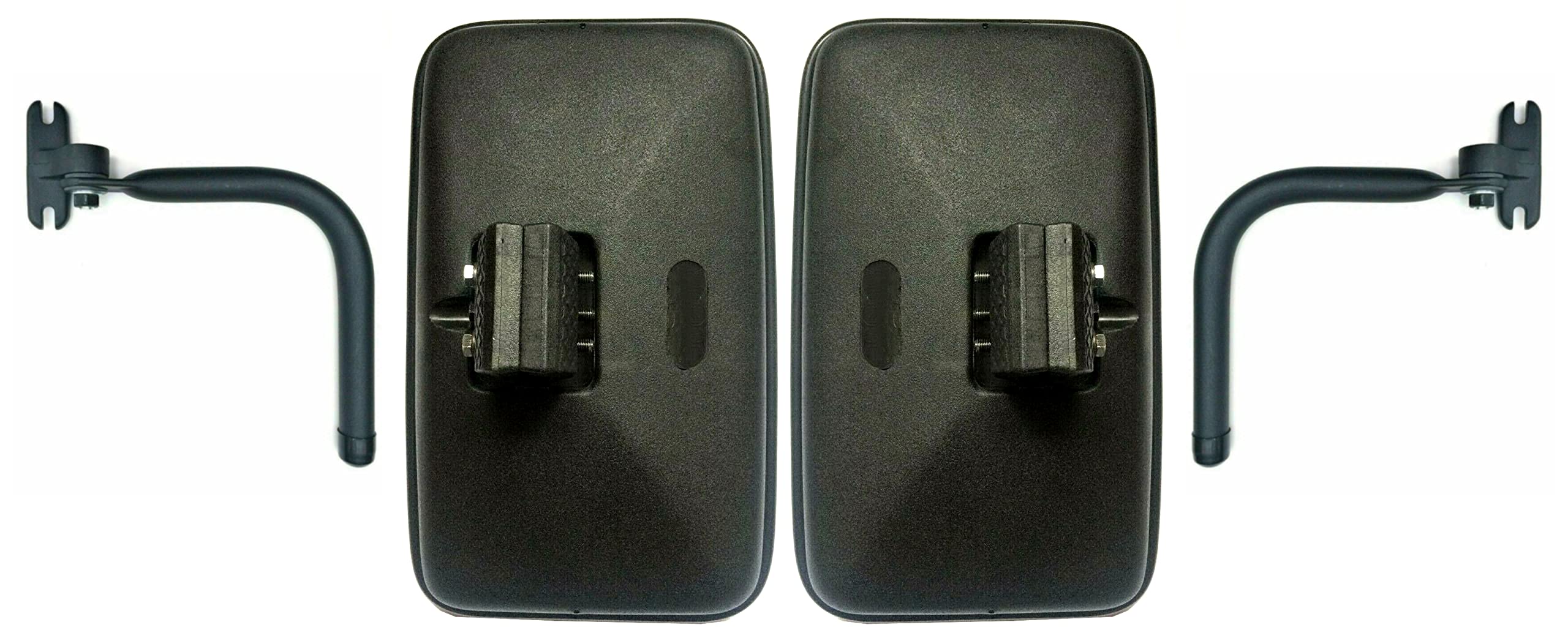 2 specchi retrovisori 310x195 mm E20, 2 staffe 160x160 mm