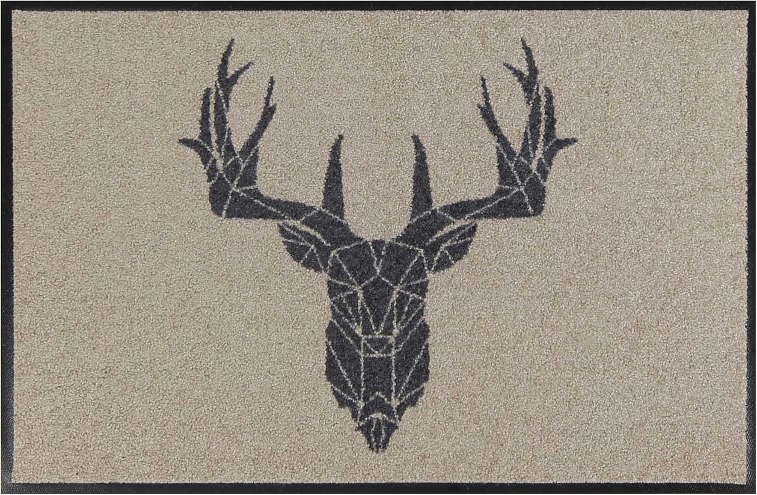 MOCAVI Mat Doormat Washable Outside and Indoor Anthracite 45 x 70 cm Shoe Rug Sneakers Take Off Ornamental Entrance Space Indoor Outside Mat Entrance Door Boot Mat