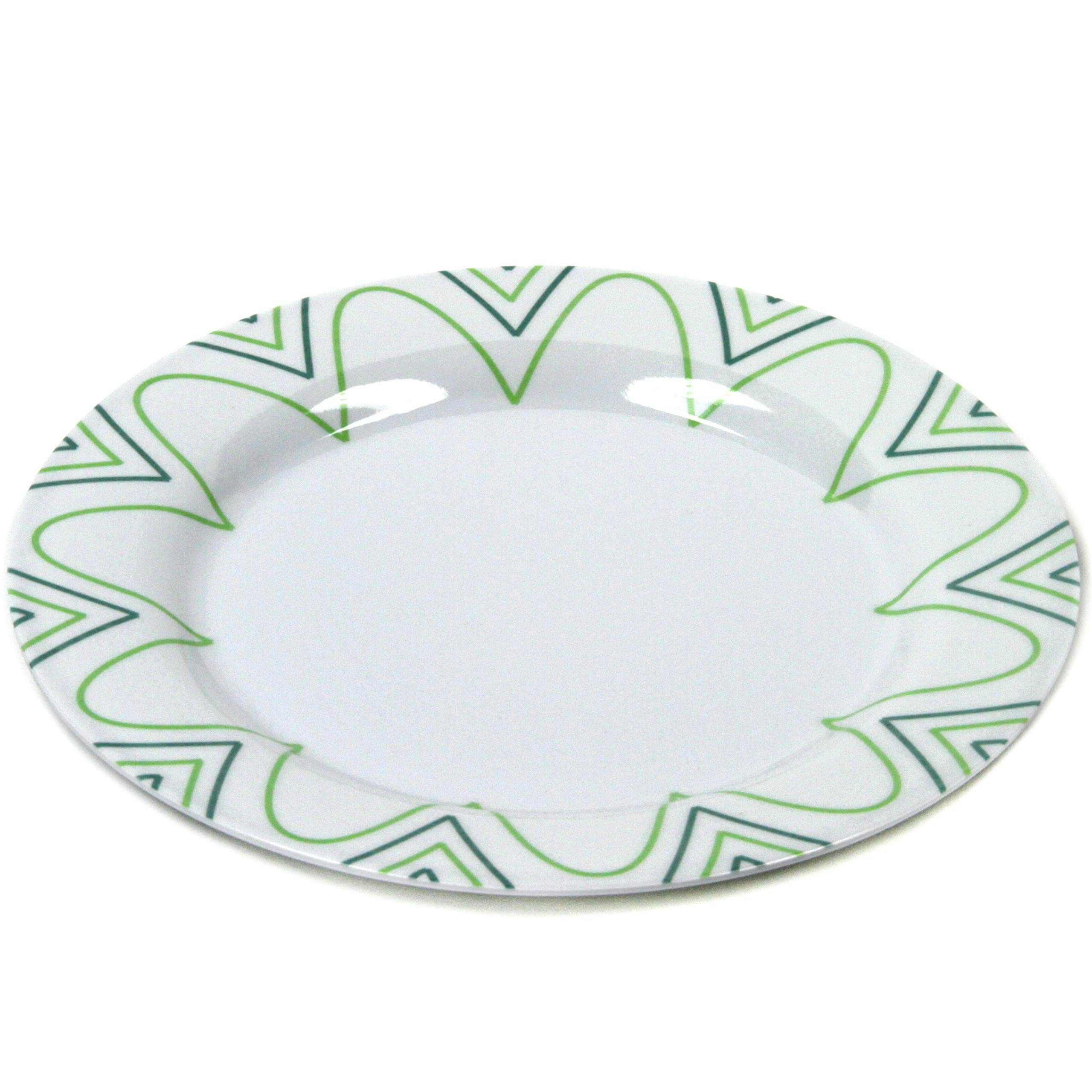 Chef Craft Spring Melamine Dinner Plate, 10 inches in diameter, Design