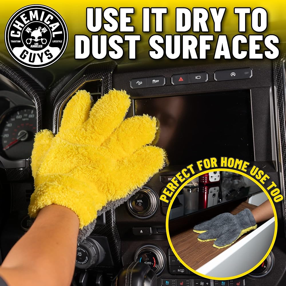 Chemical Guys Microfiber Car Wash Mitt Holds Suds view 4
