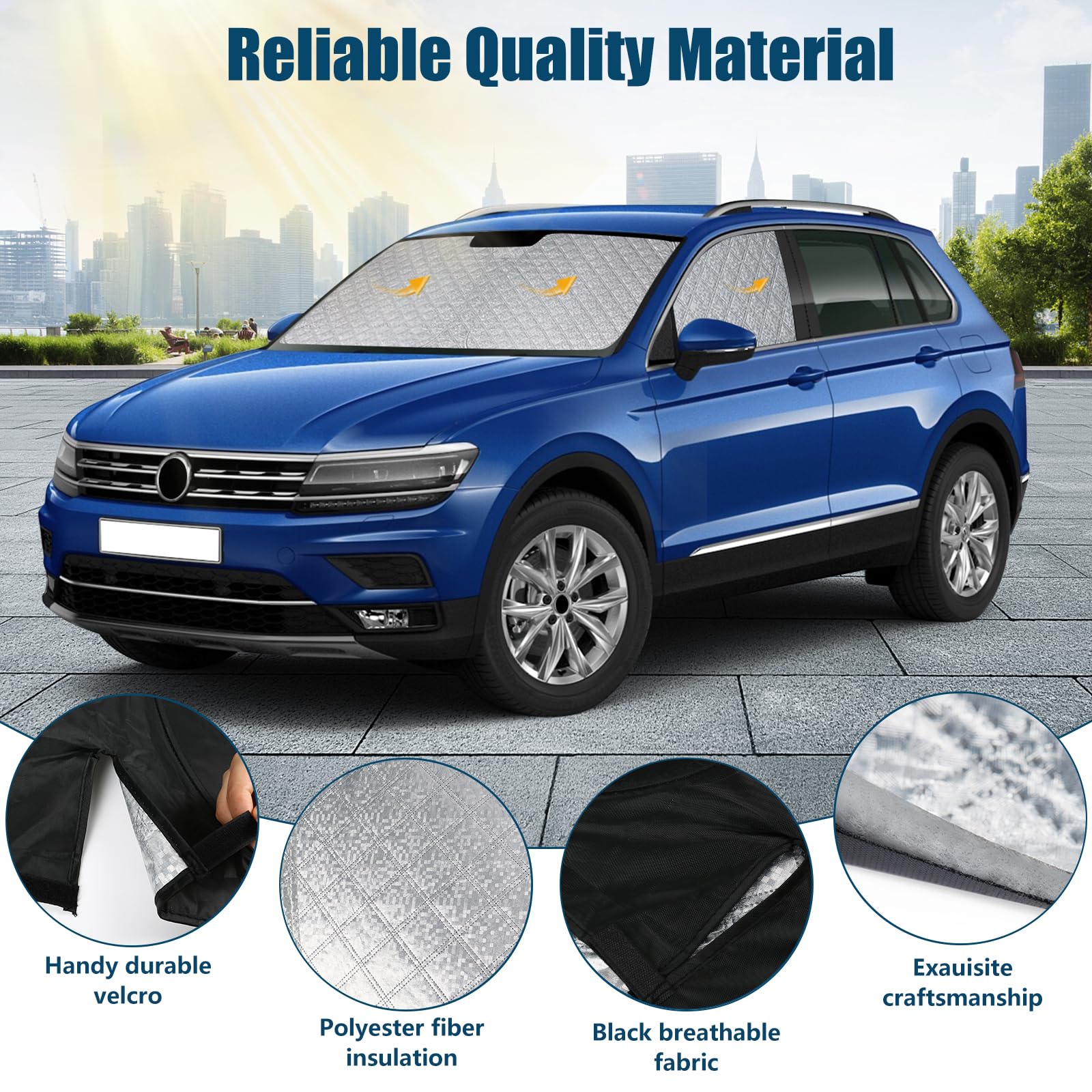 Parasole Pieghevole Per VW Tiguan 3 2024-2026, Protezione UV E Isolamento Termico