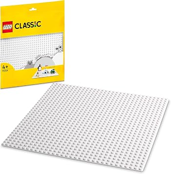 LEGO Classic Beyaz Plaka 11026-4 Yaş ve Üzeri LEGO Severler için Açık Uçlu Yaratıcı Yapım Seti (1 Parça)
