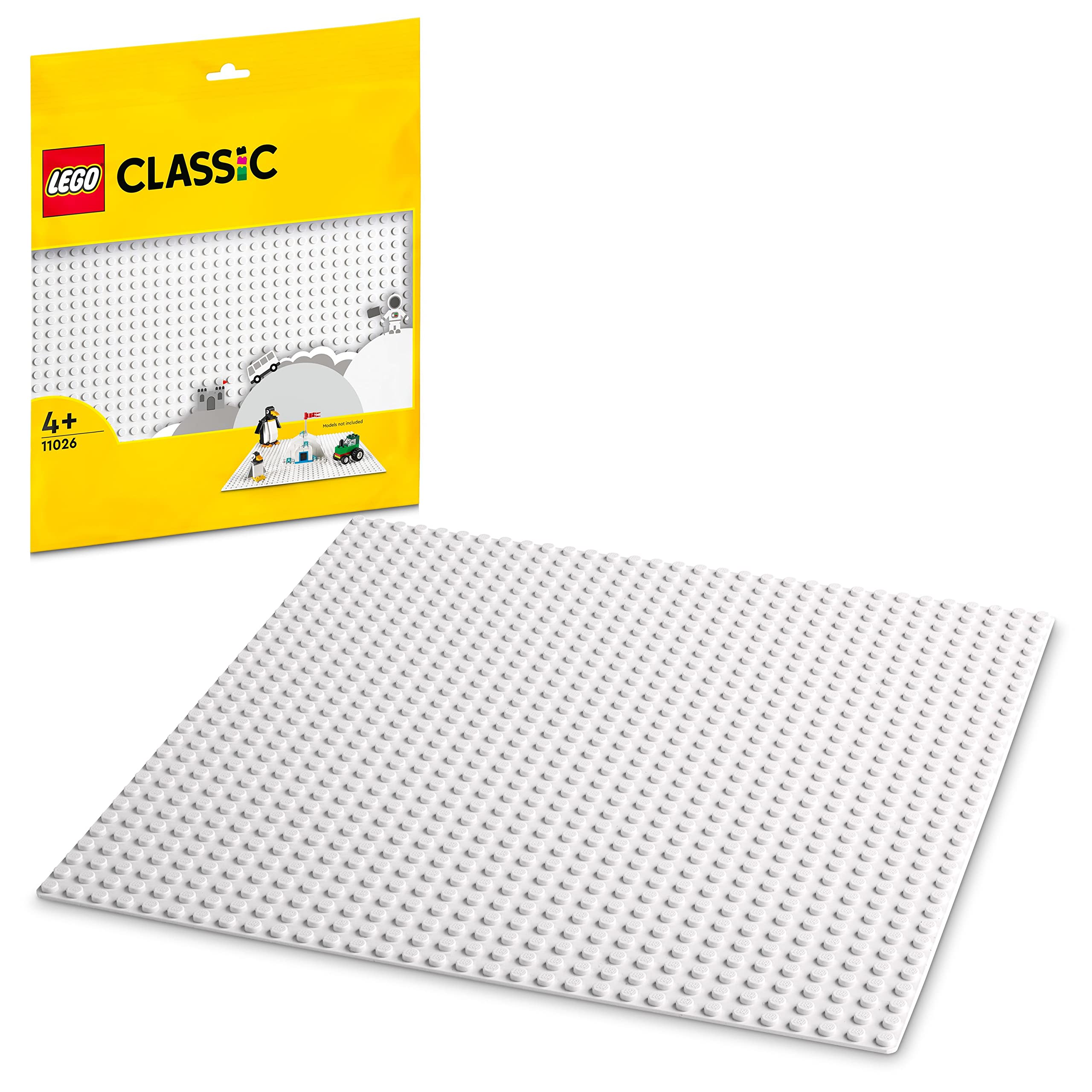 LEGO Classic Beyaz Zemin 11026-4 Yaş ve Üzeri LEGO Severler için LEGO Zemini (1 Parça)