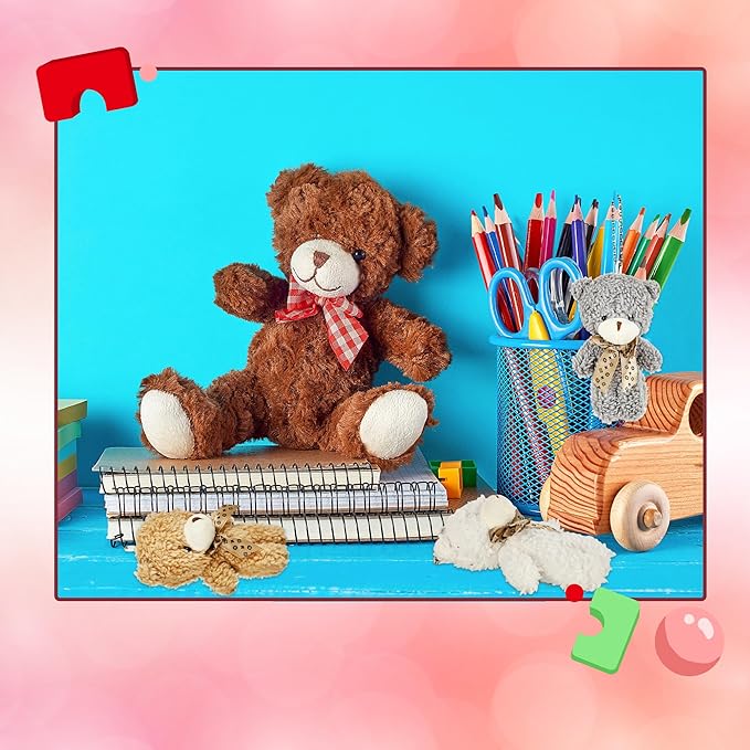 18 Ositos de Peluche Mini 4.72 Pulgadas para Manualidades miniatura 5