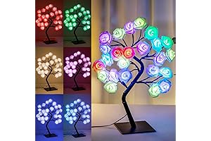 18 Colors Rose Tree Lamp: Illuminating Your Home with Enchanting Hues