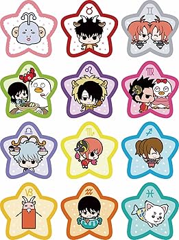 Amazon.co.jp: ラバーマスコット 銀魂 銀さんの12星座占い編 約