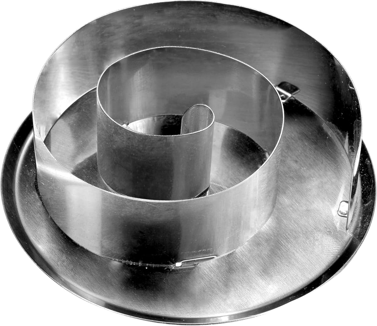 Ateco 1494 Spiral Pattern Bread Stamp, Stainless Steel