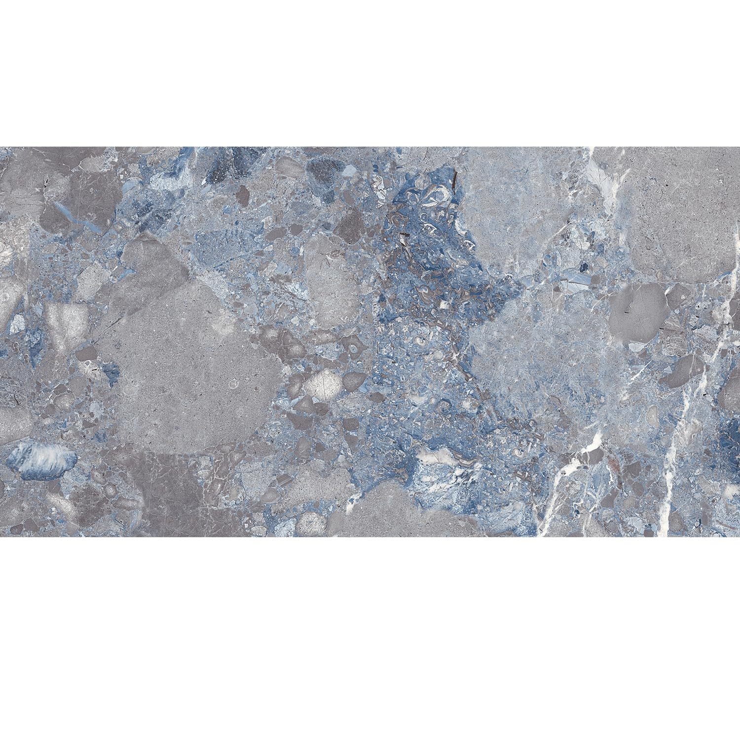Go Bathrooms Blue Dale Stone Tile | Wall Floor Polished Porcelain Tile | Indoor Tile | 1200 X 600
