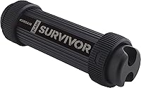 Vista 2 de Corsair CMFSS3B-256GB Flash Survivor Stealth 256GB USB 3.0 Flash Drive, Black